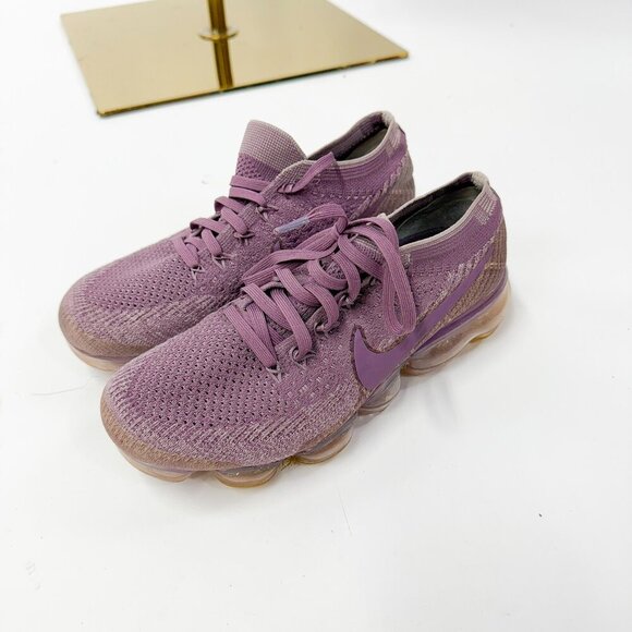 NIKE Women's Air Vapormax Flyknit PURPLE VAPOUR SHOE WMNS AIR VAPORMAX FLYKNIT - Picture 7 of 9